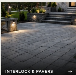 Interlock patio and steps